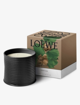 Loewe Roasted Hazelnut Large Scented Candle 2.12kg In Black