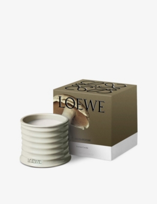 Loewe Mushroom Small Scented Candle 170g In Gray