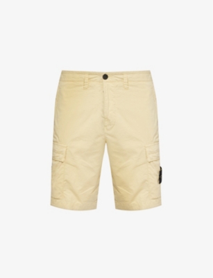 STONE ISLAND: Para flap-pocket stretch-cotton shorts