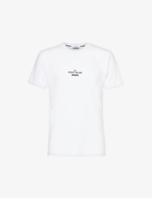 STONE ISLAND - Archivo graphic-print cotton-jersey T-shirt | Selfridges.com