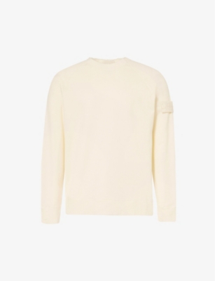 STONE ISLAND Logo-Appliquéd Cotton-Jersey Sweatshirt for Men