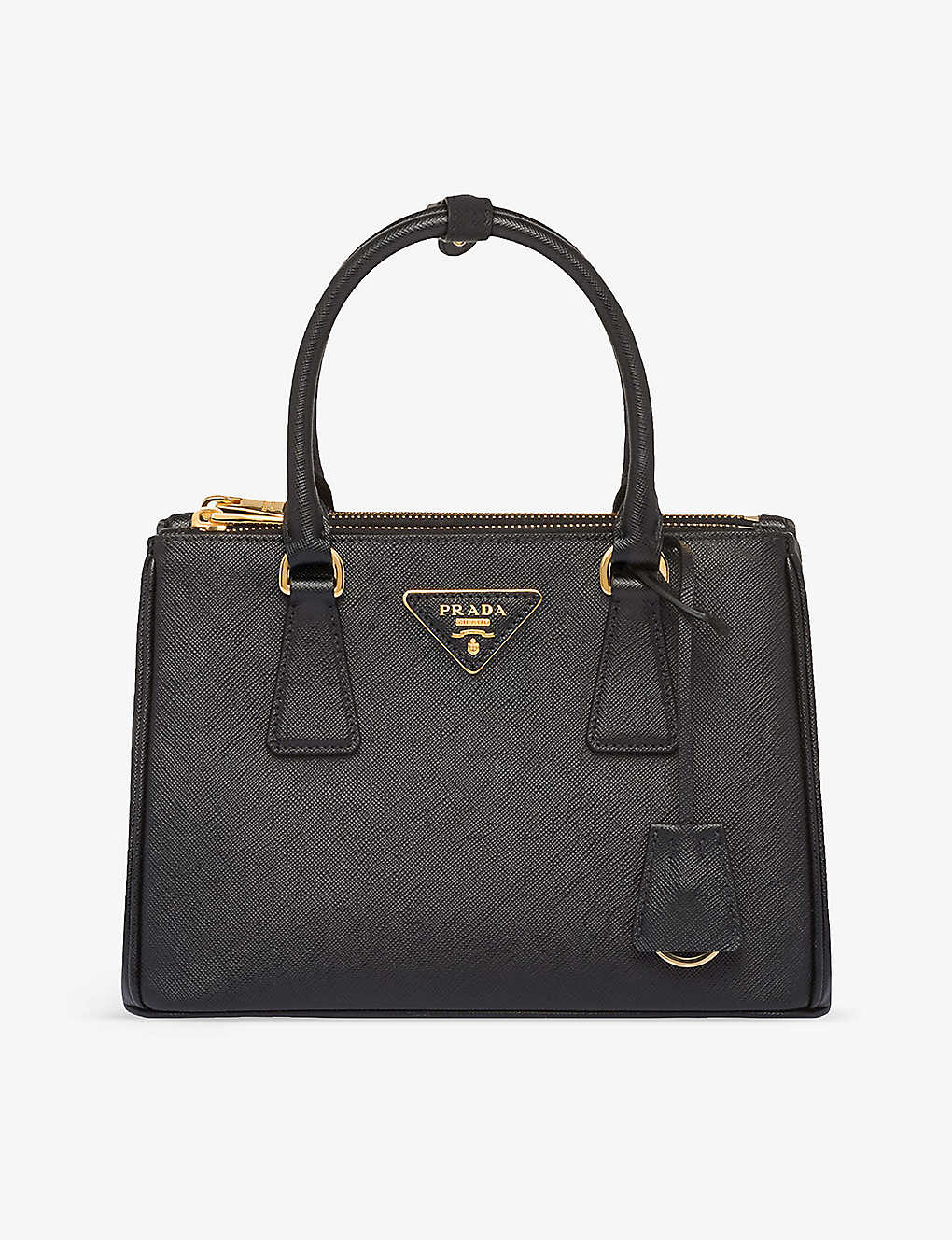 Prada Black Galleria Small Saffiano-leather Tote Bag