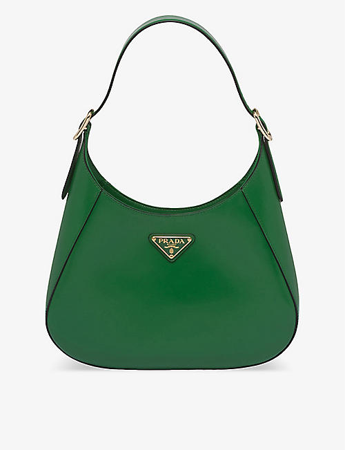 PRADA: Cleo leather shoulder bag