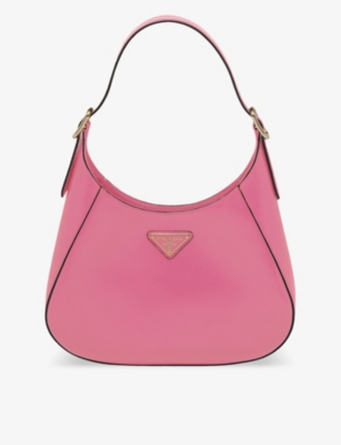 ショルダーバッグ・ポシェット PRADA Leather shoulder bag Pink 1BD314V3OO2DKV Prada Mini Padded Leather Shoulder Bag | Pink | FARFETCH