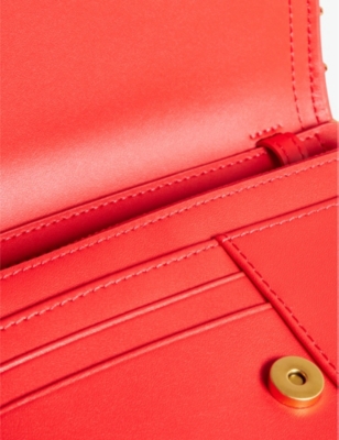 Shop Ted Baker Women's Coral Kahnisa Logo-embossed Stud-embellished Leather Purse