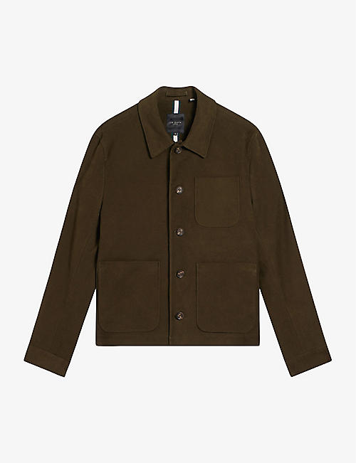 TED BAKER: Rufusj three-pocket stretch-cotton jacket