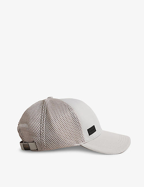 TED BAKER: Ethanns logo-patch mesh-woven cap