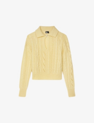 THE KOOPLES: Cable-weave knitted jumper