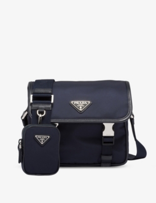 PRADA: Re-Nylon leather and recycled-nylon shoulder bag