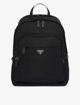 PRADA: Re-Nylon recycled-nylon and leather backpack