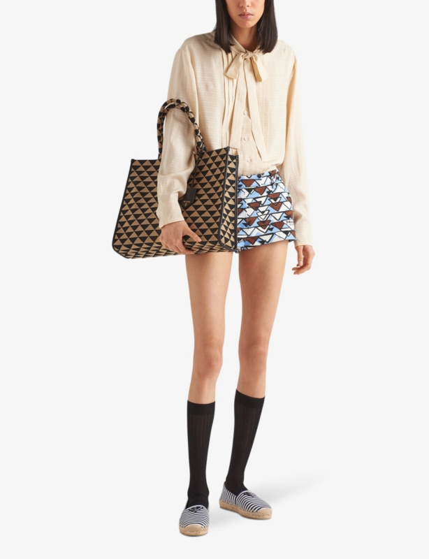 Symbole large woven tote bag