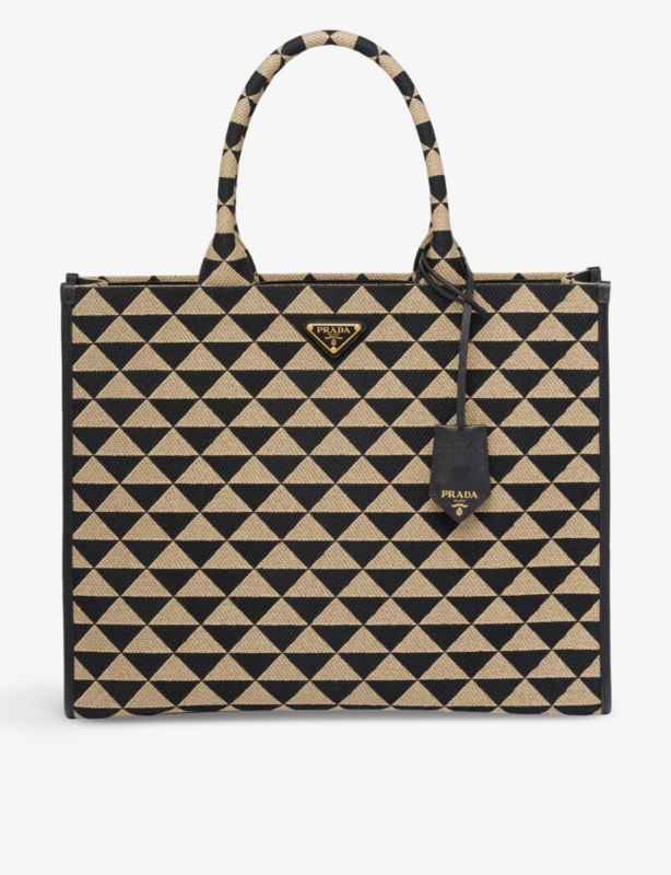 Symbole large woven tote bag