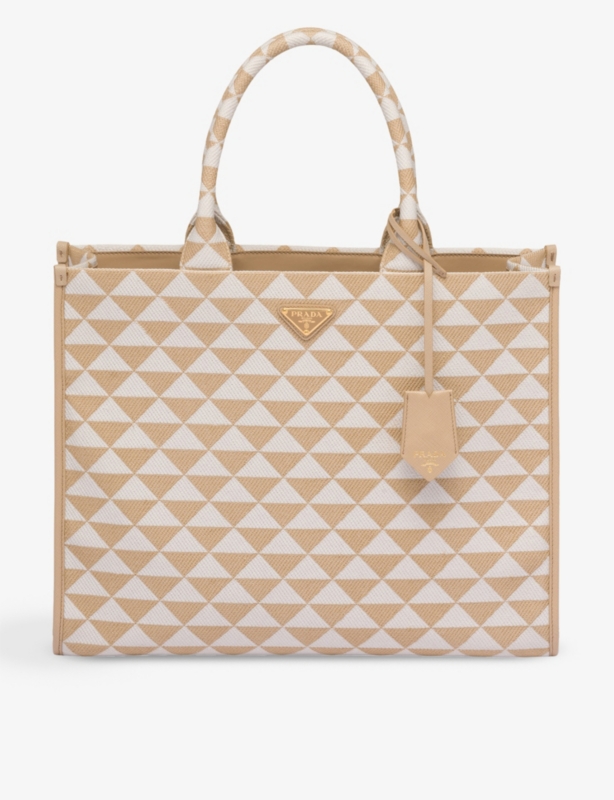 Symbole large woven tote bag