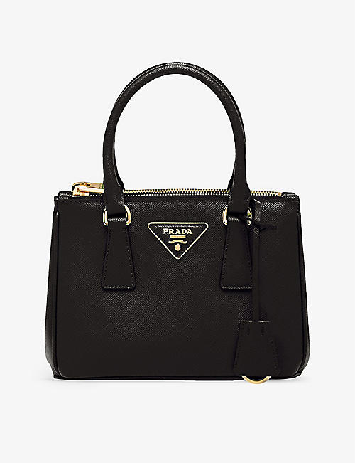 PRADA: Galleria mini Saffiano-leather tote bag