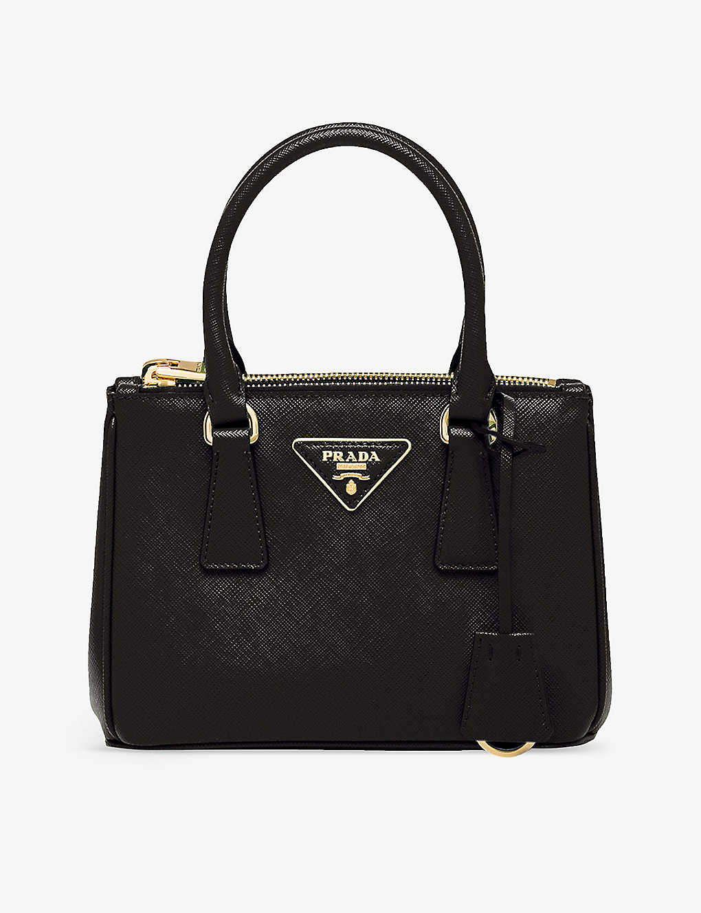 Prada Black Galleria Mini Saffiano-leather Tote Bag