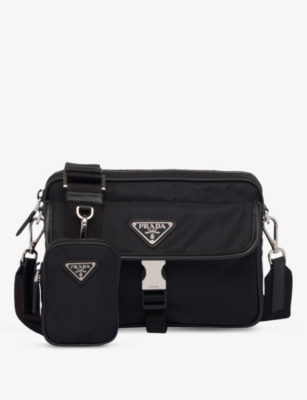 Prada men's messenger discount bags