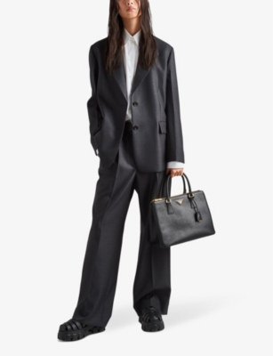 PRADA: Galleria large Saffiano-leather tote bag