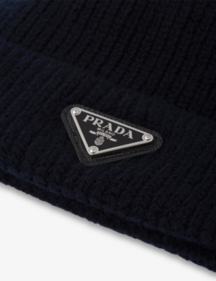 Prada Wool And Cashmere Beanie