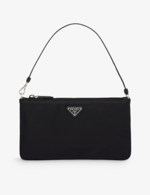 Prada Womens Black Re-nylon Mini Recycled-nylon Shoulder Bag