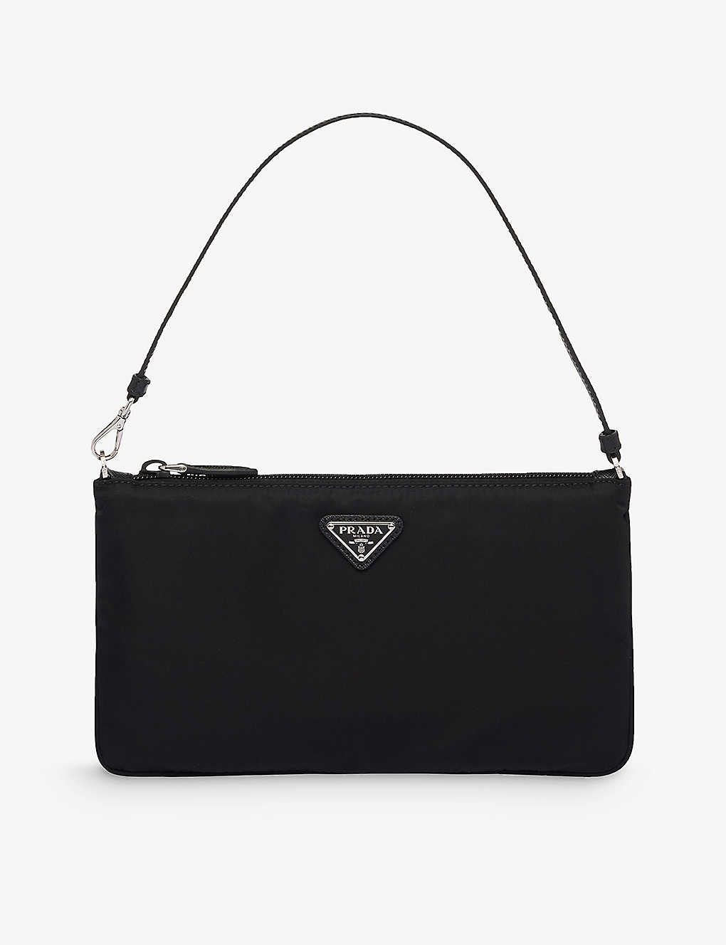 Prada Womens Black Re-nylon Mini Recycled-nylon Shoulder Bag