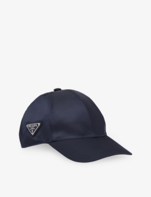 PRADA: Logo-plaque recycled-nylon baseball cap