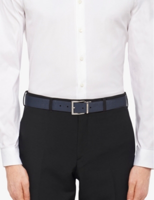 Prada mens belt sale best sale