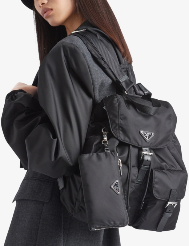 Re-Nylon drawstring nylon backpack