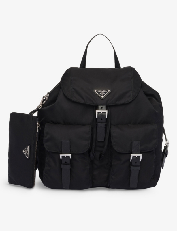 Re-Nylon drawstring nylon backpack