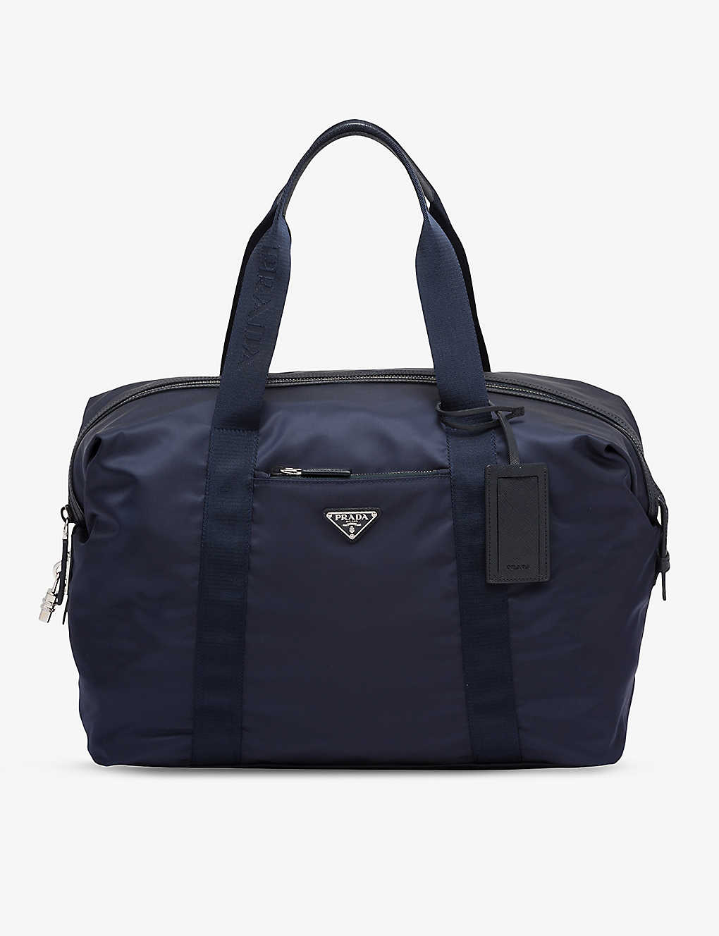 Prada Blue Re-nylon Recycled-nylon Duffle Bag