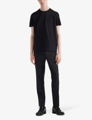 PRADA: Slim-fit crew-neck cotton T-shirts pack of three
