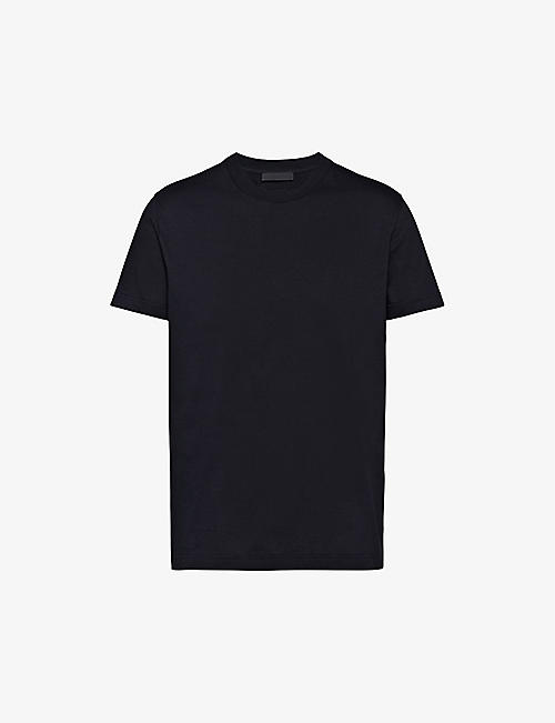 PRADA: Slim-fit crew-neck cotton T-shirts pack of three