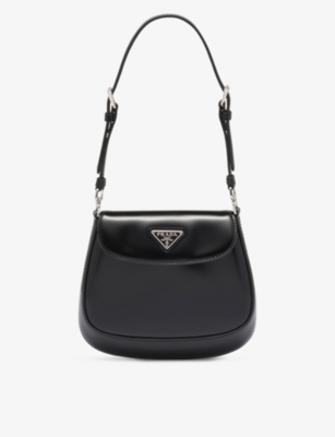 PRADA Cleo brushed mini leather shoulder bag Selfridges