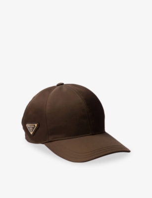 PRADA: Logo-plaque nylon baseball cap