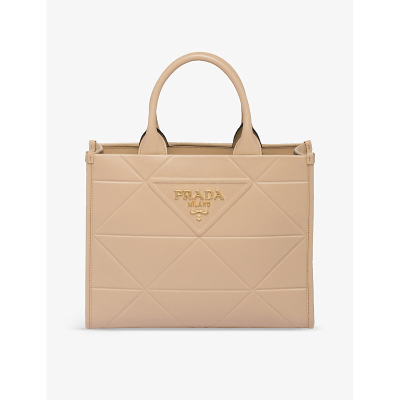 Prada Medium Leather Handbag In Multi-colored
