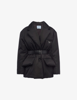 Prada nylon puffer jacket hotsell