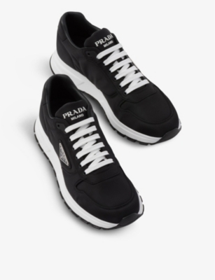 PRADA: Prax 01 Re-Nylon logo-plaque nylon low-top sneakers