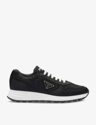 PRADA: Prax 01 Re-Nylon logo-plaque recycled-nylon low-top sneakers