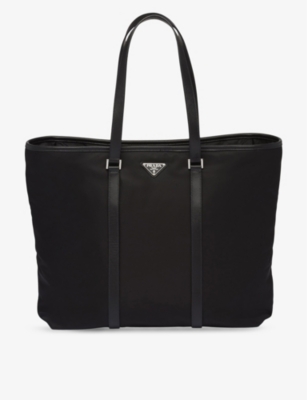 PRADA: Re-Nylon leather and recycled-nylon tote bag