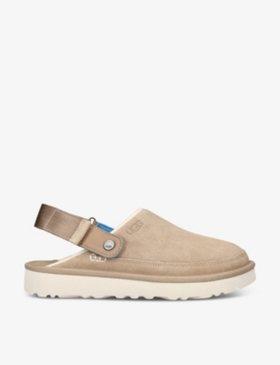 UGG: Goldencoast heel-strap suede clogs