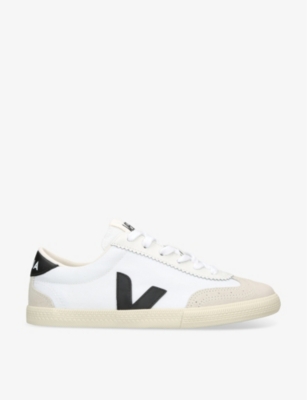 VEJA: Women's Volley logo-embroidered canvas low-top trainers