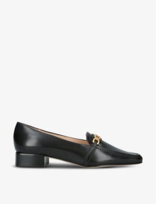 TOM FORD: Logo-plaque leather loafers