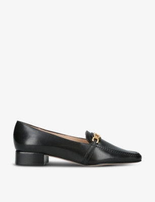 Tom Ford Logo-plaque Leather Loafers In Black/comb