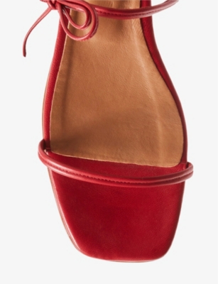Shop Claudie Pierlot Women's Rouges Augustin Leather Sandals