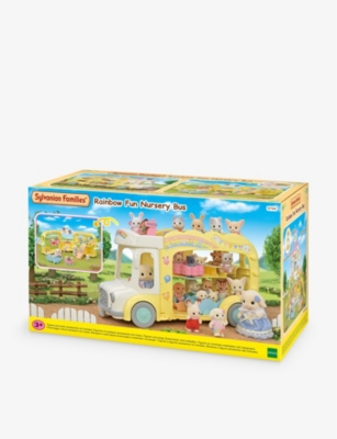 Sylvanian Families Rainbow Fun Nursery Bus Playset