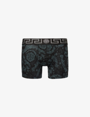 Versace Greca Boxer Shorts Low Rise Trunks Underwear Size 6 XL 3-Pack RRP  £130