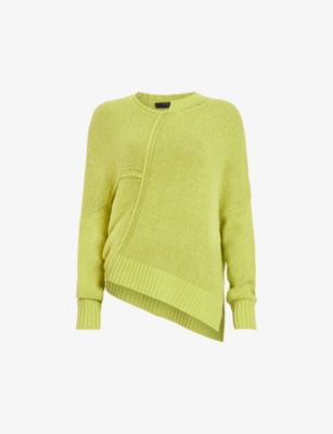 ALLSAINTS: Lock panelled knitted jumper