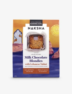 PANTRY: Naksha Milk Chocolate Blondies with Lebanese Tahini baking kit 685g