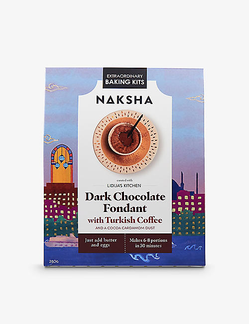 PANTRY: Naksha Dark Chocolate Fondant with Turkish Coffee baking kit 280g