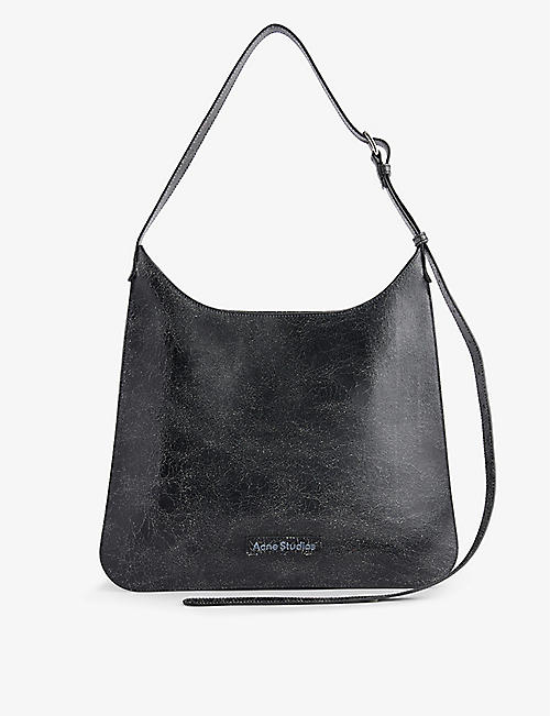 ACNE STUDIOS: Platt brand-patch leather shoulder bag