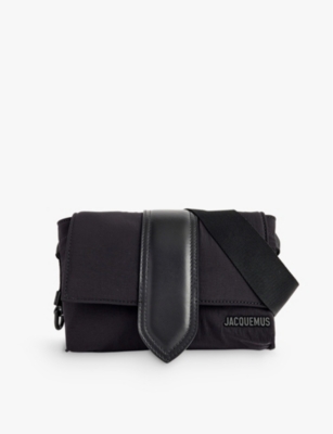 Shop Jacquemus Black Le Petit Messenger Bambino Shell Cross-body Bag